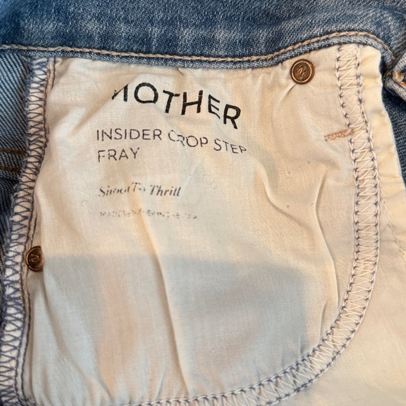 MOTHER insider crop step fray denim - Picture 6 of 6